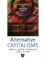 Alternative Capitalisms: Geographies of Emerging Regions