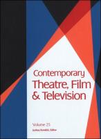 Contemporary Theatre, Film and Television, Volume 25