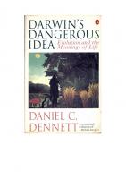 Darwin's Dangerous Idea- Evolution and the Meaning of Life