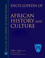 Encyclopedia Of African History And Culture, 5 Vol. Set