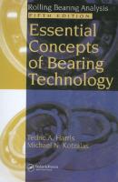 Essential Concepts of Bearing Technology, Fifth Edition (Rolling Bearing Analysis, Fifth Edtion)