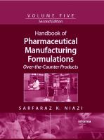 Handbook of Pharmaceutical Manufacturing Formulations Series, Second Edition, Volume 5: Over-the-Counter Products