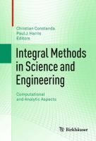 Integral methods in science and engineering. Computational and analytic aspects