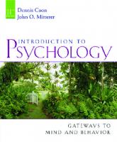 Introduction to Psychology: Gateways to Mind and Behavior , Eleventh Edition