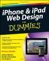 IPhone and IPad Web Design For Dummies