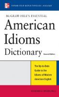 McGraw-Hill's Essential American Idioms