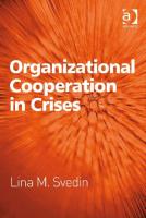 Organizational Cooperation in Crises