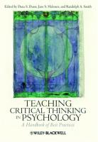 Teaching Critical Thinking in Psychology: A Handbook of Best Practices