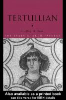 Tertullian (Early Church Fathers)